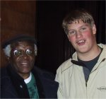 Desmond Tutu og Andreas, fotograf: Nobel-redaksjonen